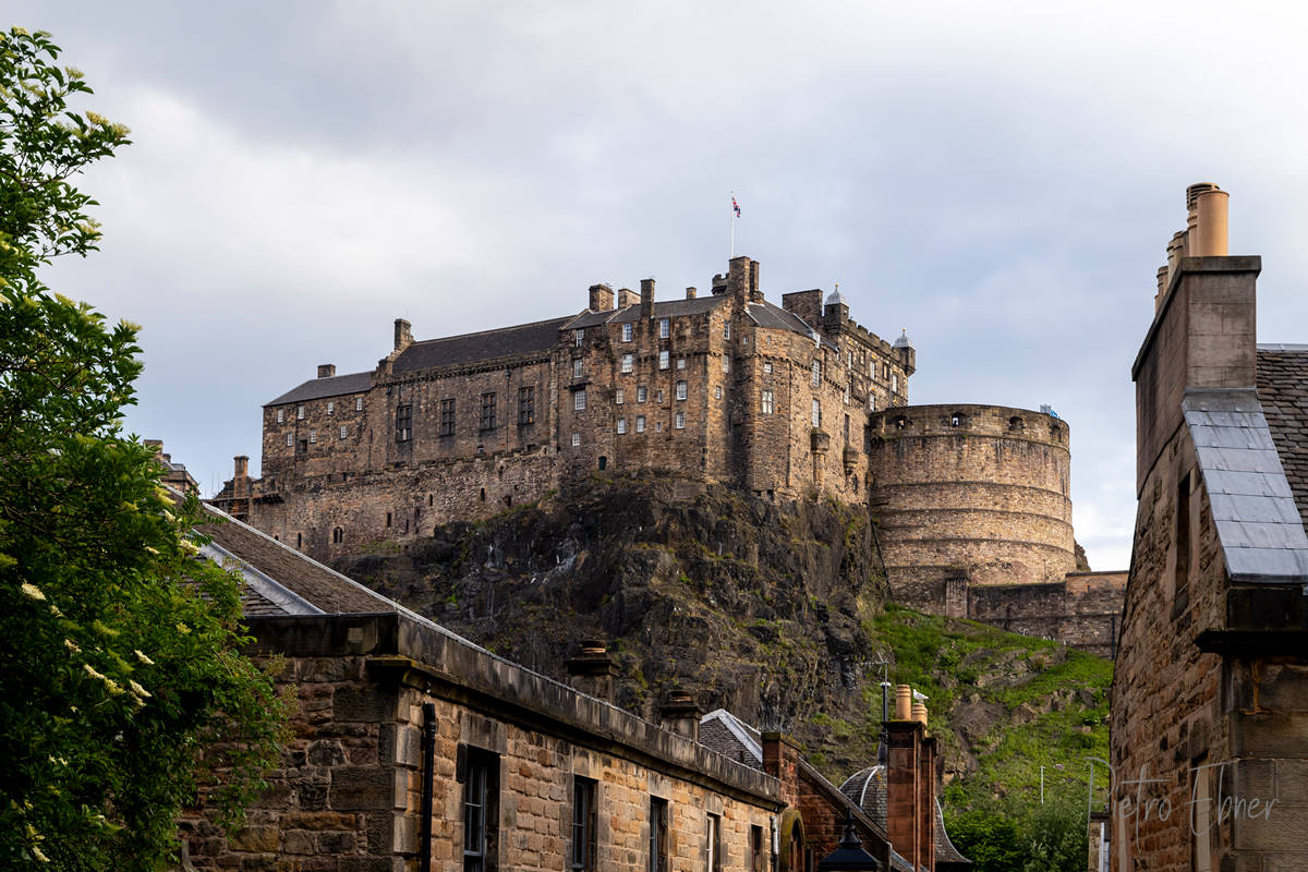 Teh castle of Edimburgh