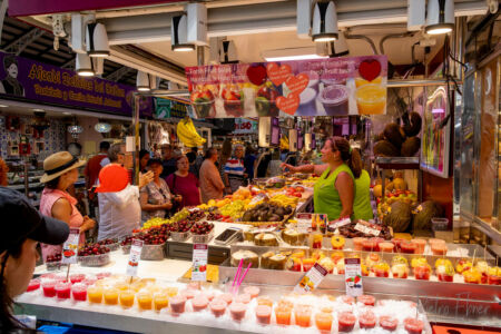 The central market of Valencia
