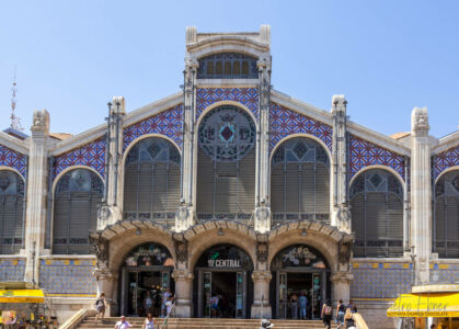 The central market of Valencia