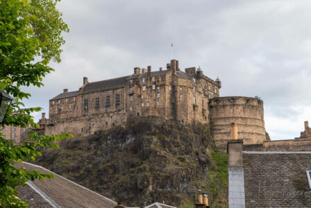 The castle of Edimburgh