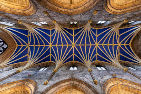 The ceiling of Saint Giles church